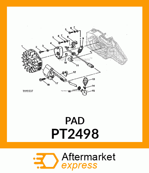 Oiler - PAD, OIL-PUR PT2498