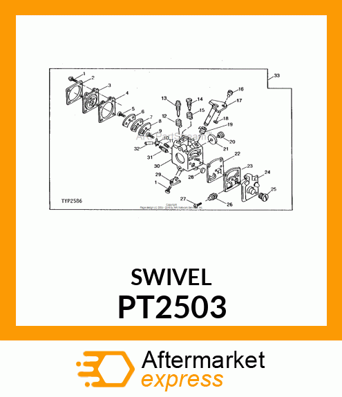 Swivel - SWIVEL PT2503