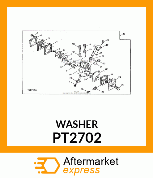 Valve - VALVE, THROTTLE PT2702