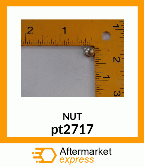 NUT, METRIC, HEX CROWN pt2717