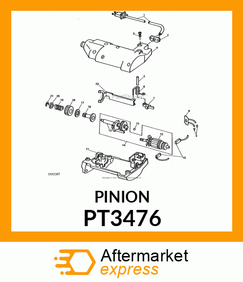 PINION PT3476