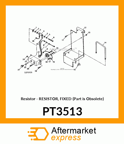 Resistor - RESISTOR, FIXED (Part is Obsolete) PT3513