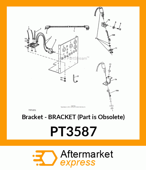 Bracket - BRACKET (Part is Obsolete) PT3587
