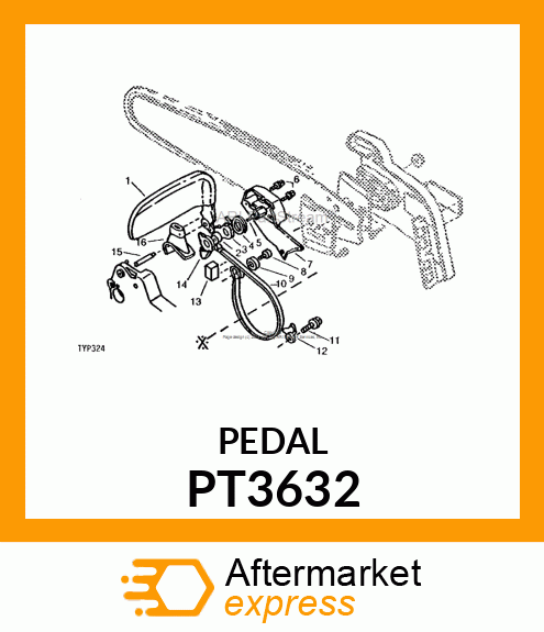 Handle - HANDLE, BRAKE - PUR PT3632