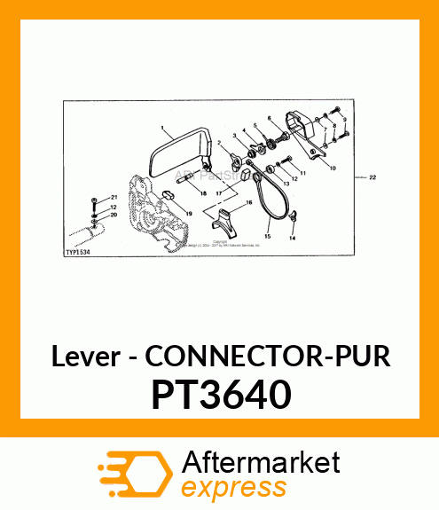 Lever - CONNECTOR-PUR PT3640