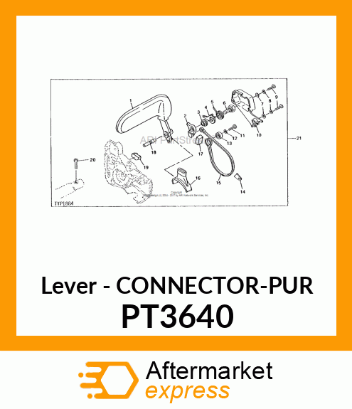 Lever - CONNECTOR-PUR PT3640