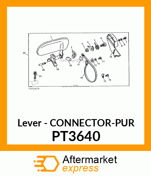 Lever - CONNECTOR-PUR PT3640