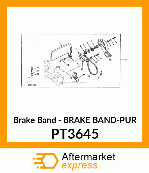 Brake Band - BRAKE BAND-PUR PT3645