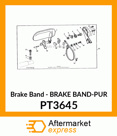 Brake Band - BRAKE BAND-PUR PT3645