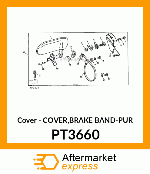 Cover - COVER,BRAKE BAND-PUR PT3660