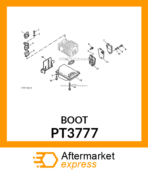 Adapter Fitting - ADAPTER, INTAKE-PUR PT3777