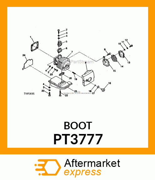 Adapter Fitting - ADAPTER, INTAKE-PUR PT3777