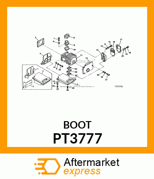 Adapter Fitting - ADAPTER, INTAKE-PUR PT3777