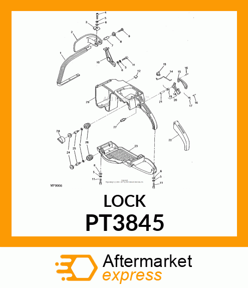 Lock PT3845