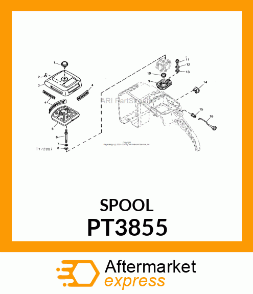 Grommet - GROMMET-PUR (Part is Obsolete) PT3855