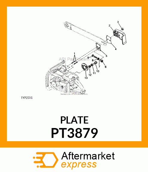 Plate PT3879