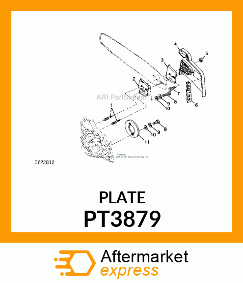 Plate PT3879