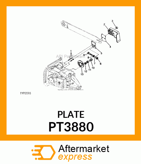 Plate PT3880