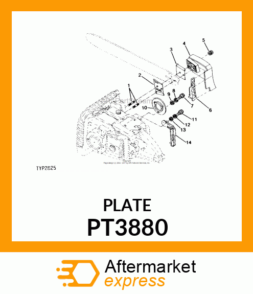 Plate PT3880