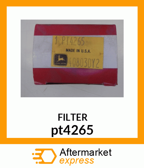 FUEL FILTER, FILTER, FUEL pt4265