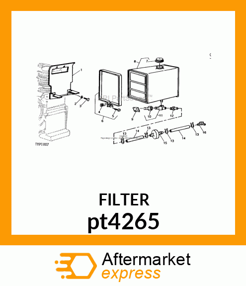 FUEL FILTER, FILTER, FUEL pt4265