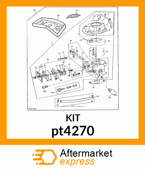 FLOAT, CARBURETOR pt4270