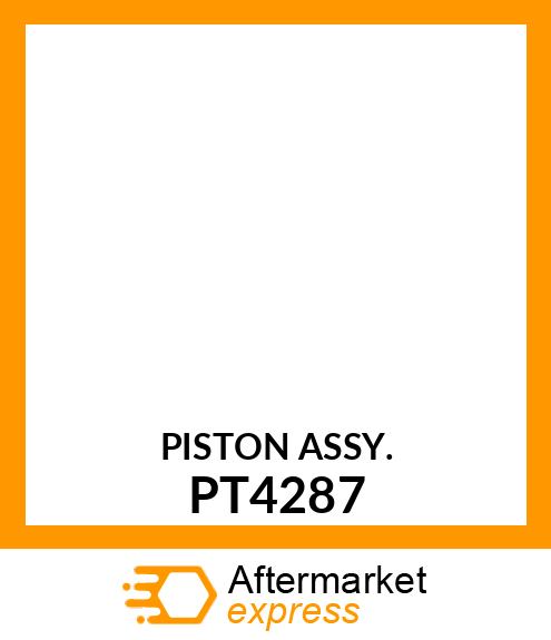 Piston - PISTON, STANDARD (Part is Obsolete) PT4287