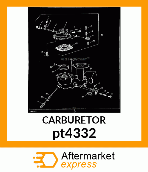 CARBURETOR pt4332