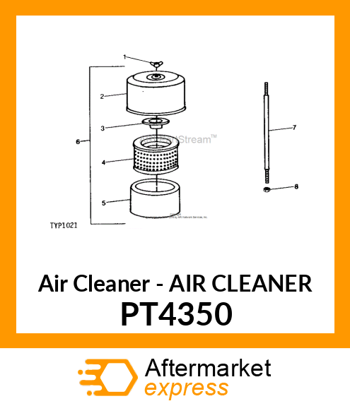 Air Cleaner - AIR CLEANER PT4350