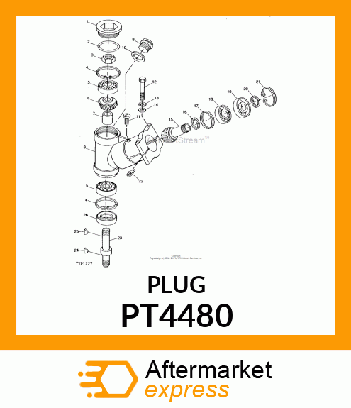 Plug - PLUG, LUBE PT4480