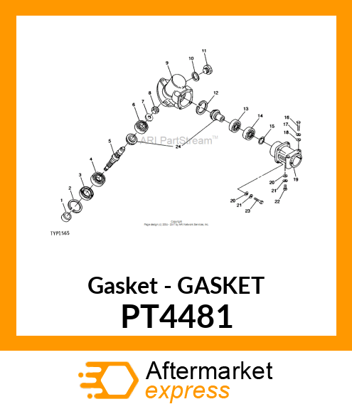 Gasket - GASKET PT4481