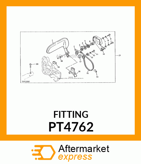 Bolt - BOLT, SPECIAL (Part is Obsolete) PT4762