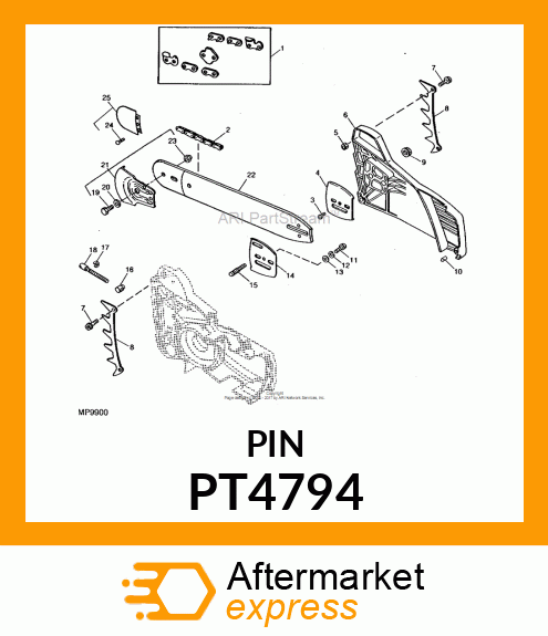 Rivet - RIVET, CHAIN SAW BARS PT4794