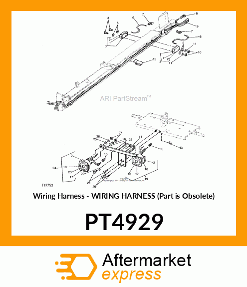 Wiring Harness - WIRING HARNESS (Part is Obsolete) PT4929
