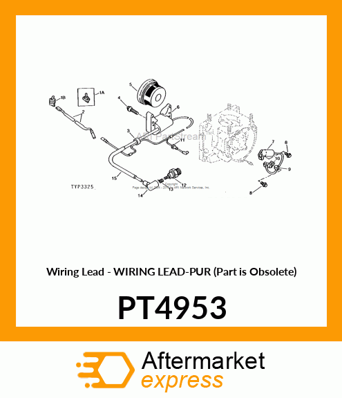 Wiring Lead - WIRING LEAD-PUR (Part is Obsolete) PT4953