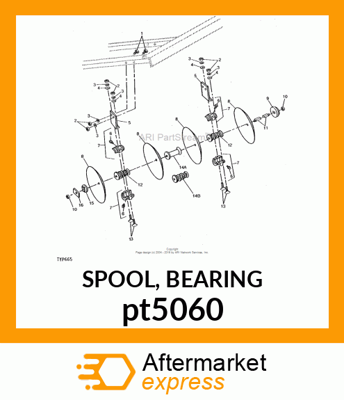 SPOOL, BEARING pt5060