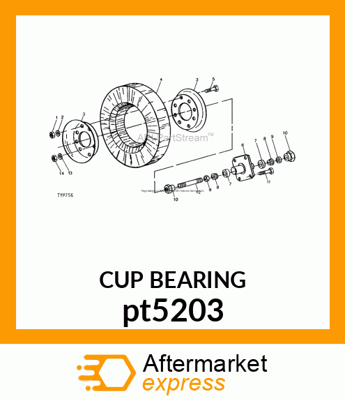 CUP BEARING pt5203