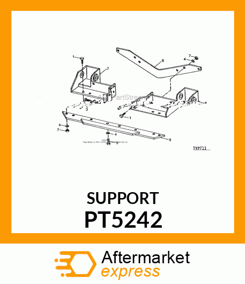 Support Rear PT5242