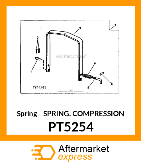 Spring - SPRING, COMPRESSION PT5254