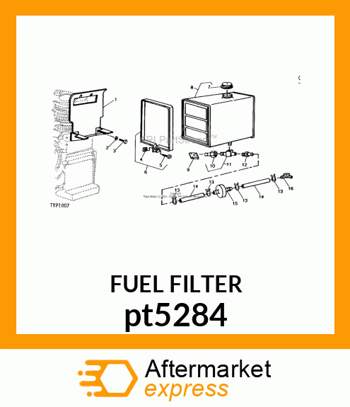 FUEL FILTER, FILTER, FUEL pt5284