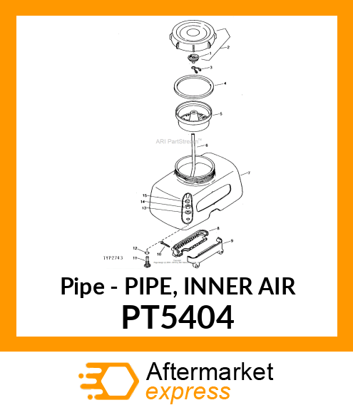 Pipe - PIPE, INNER AIR PT5404