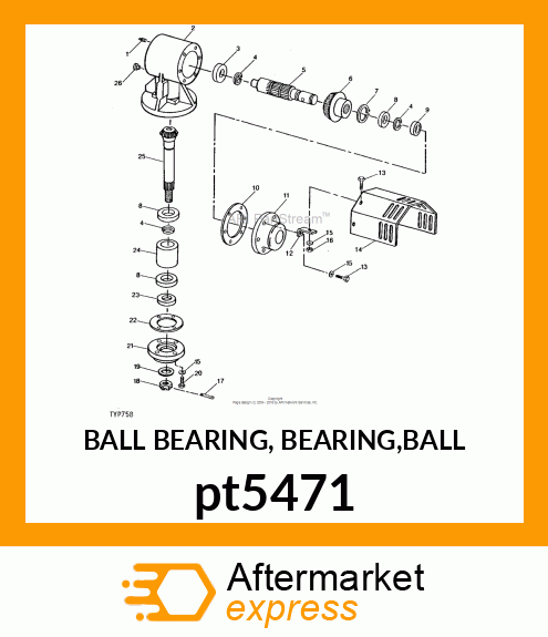 BALL BEARING, BEARING,BALL pt5471