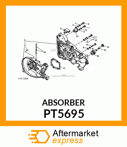 Absorber - CUSHION (Part is Obsolete) PT5695