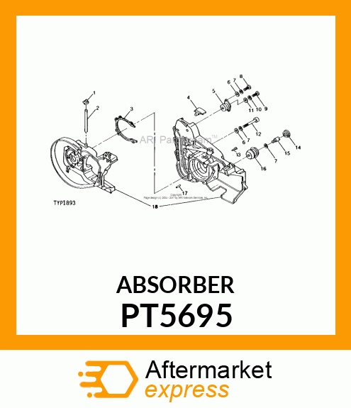 Absorber - CUSHION (Part is Obsolete) PT5695