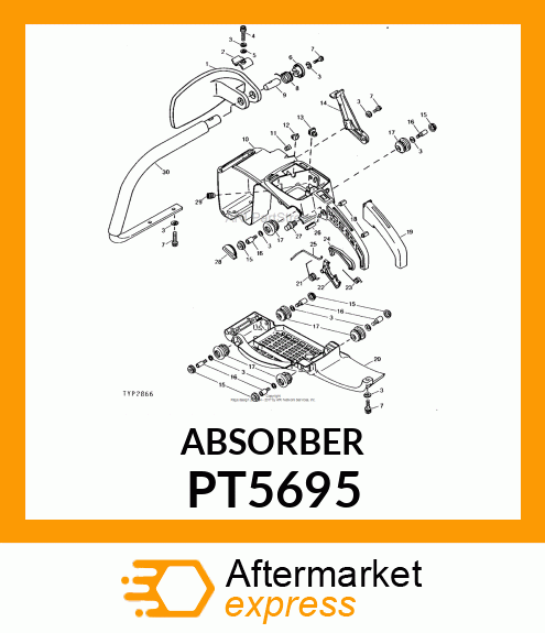 Absorber - CUSHION (Part is Obsolete) PT5695