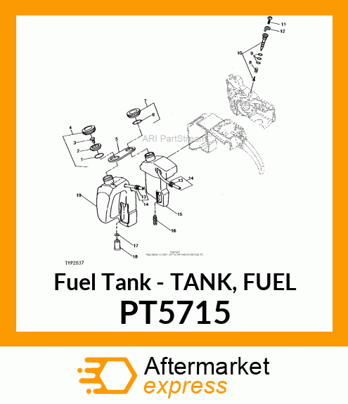 Fuel Tank - TANK, FUEL PT5715