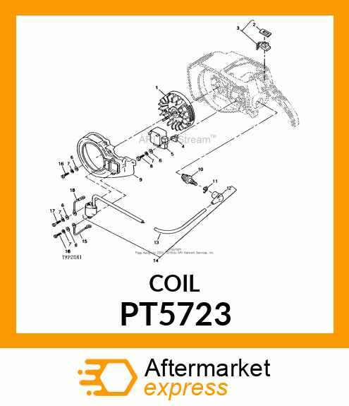 Electrical Coil - COIL, IGNITION PT5723