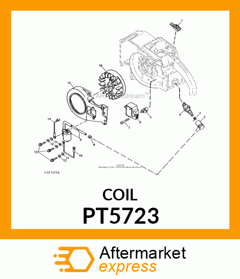 Electrical Coil - COIL, IGNITION PT5723