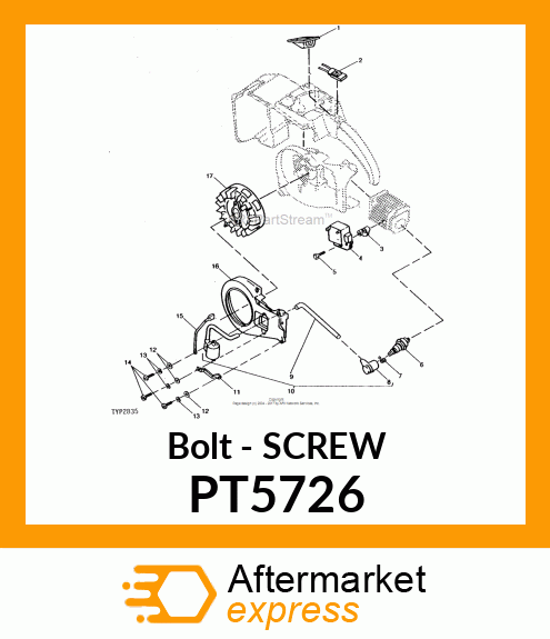 Bolt - SCREW PT5726