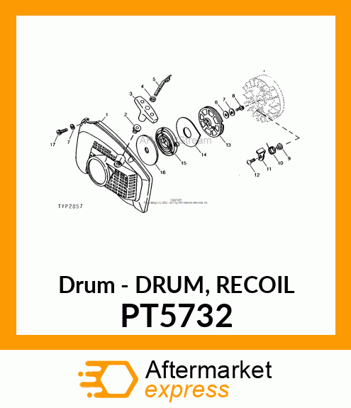 Drum - DRUM, RECOIL PT5732